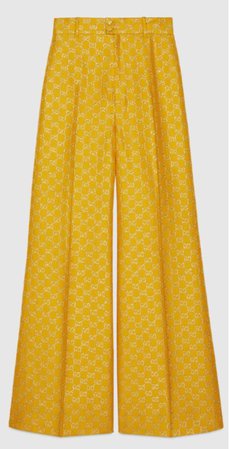 yellow Oxford pants