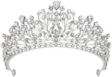 Amazon.com: Kamirola - Queen Crown and Tiaras Princess Crown for Women and Girls Crystal Headbands for Bridal, Princess for Wedding and Party (Sliver) : Clothing, Shoes & Jewelry