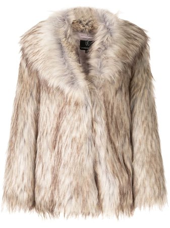 Unreal Fur, Textured Oversized coat