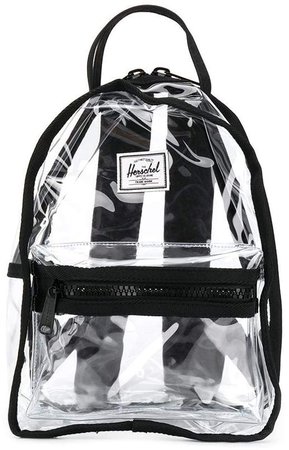 logo patch transparent backpack