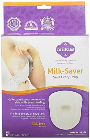 Amazon.com : Milkies Milk-Saver: Collects Leaking Breast Milk as You Nurse : Breast Feeding Supplies : Baby