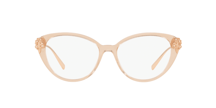 Versace Brown/Tan Cat Eye Eyeglasses at LensCrafters