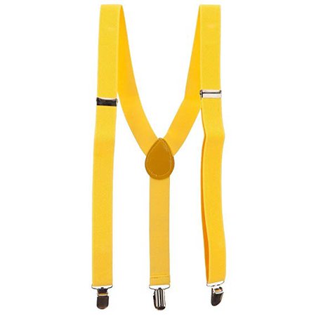 Fashion Suspender - Yellow OSFM at Amazon Men’s Clothing store: