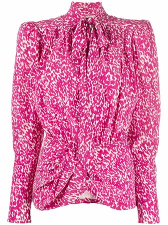 Isabel Marant блузка с абстрактным принтом - купить в интернет магазине в Москве | Цены, Фото.