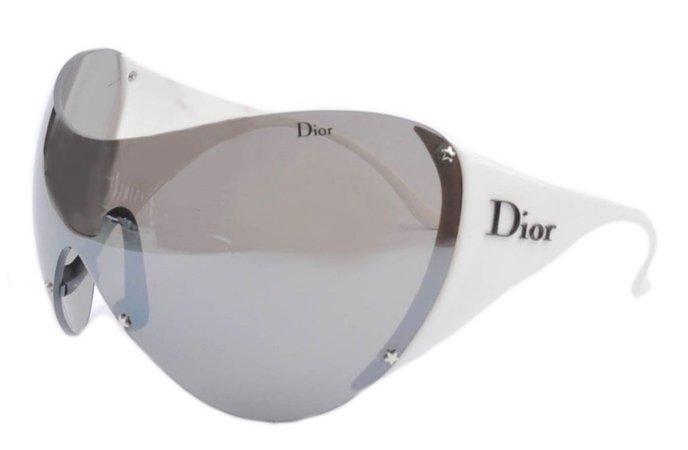 Dior: White Ski Sport Sunglasses (2001)