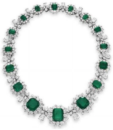 Bulgari emeralds and diamonds.