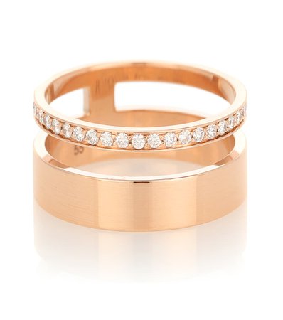 Berbere Module 18Kt Rose-Gold And Diamond Ring - Repossi | Mytheresa