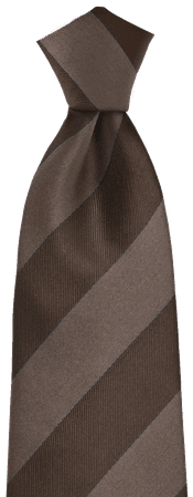 Brown on Brown stripe neck tie (Dei5)