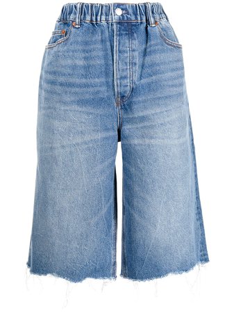 Shop Alexander Wang elasticated waist bermuda shorts with Express Delivery - FARFETCH