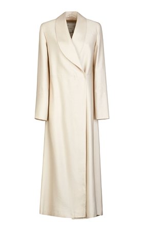 Guiliva Heritage Collection- Angelica Shawl Collar Silk Cashmere-Blend Dress Coat