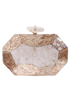 BEAU MONDE Mother of Pearl clutch
