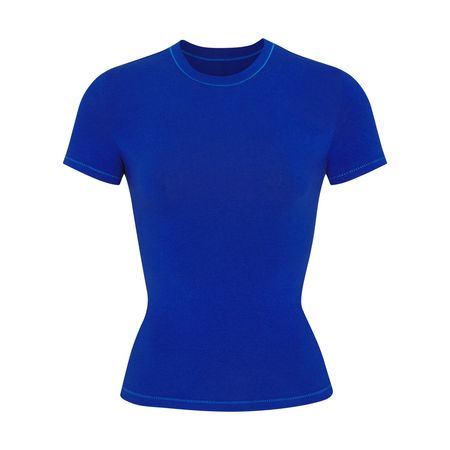 Cotton Jersey T-Shirt - Cobalt | SKIMS