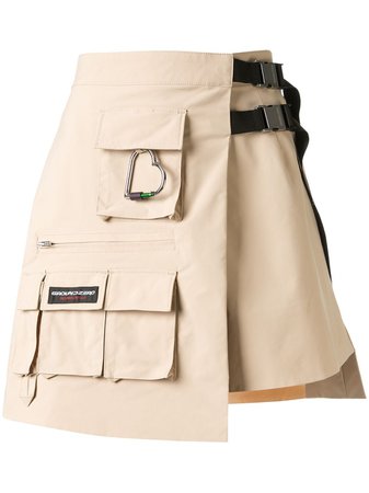 Ground Zero Cargo multi-pocket Skirt - Farfetch
