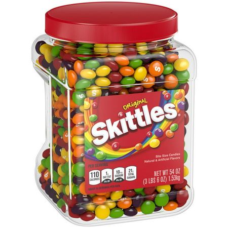 Starburst SKITTLES Original Bite-Size Candies Tub, 54 oz - Walmart.com