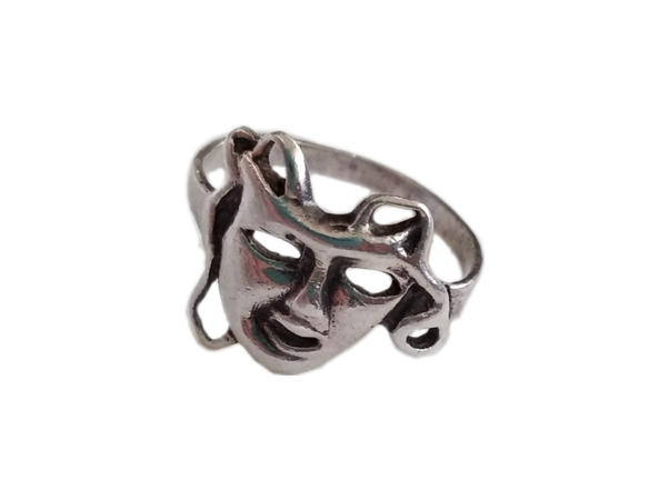 scary face mask ring