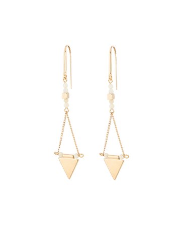 Isabel Marant Beaded Triangle Earrings