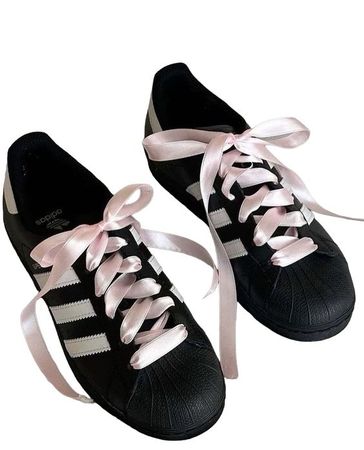 Adidas Superstar Sneakers With Ribbon Laces