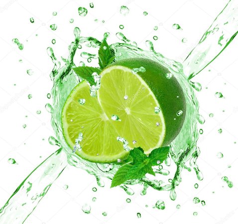 Lime splash — Stock Photo © iquazu #67324395