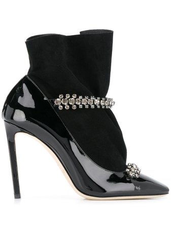 Shop black Jimmy Choo Maruxa 100mm booties with Express Delivery - Farfetch
