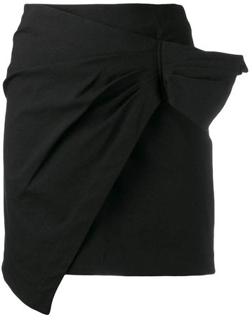 wrap mini skirt