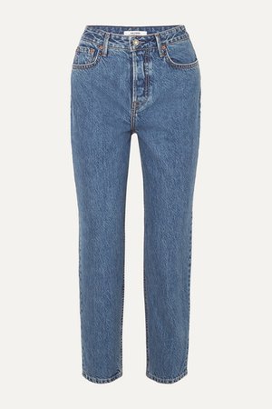 GRLFRND | Devon organic high-rise straight-leg jeans | NET-A-PORTER.COM