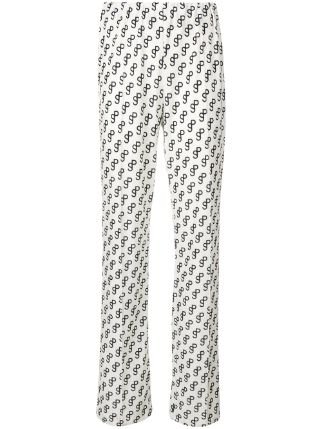 Saks Potts logo print trousers $194 - Buy SS19 Online - Fast Global Delivery, Price