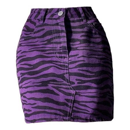 tiger print skirt