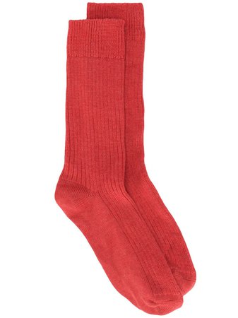 Holland & Holland Ribbed Knit Socks - Farfetch