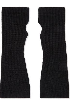 Phoebe ribbed wool and cashmere-blend arm warmers | MADELEINE THOMPSON | Sale up to 70% off | THE OUTNET