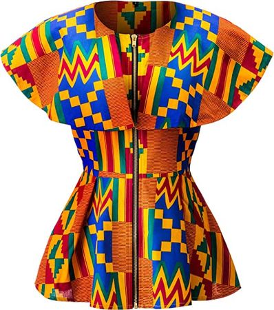 Amazon.com: SHENBOLEN Women African Print Top Ankara Dashiki Shirt : Clothing, Shoes & Jewelry