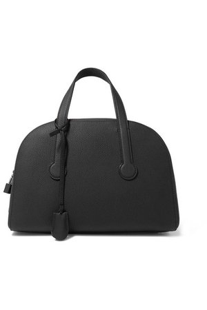 The Row | Sporty Bowler 12 textured-leather tote | NET-A-PORTER.COM