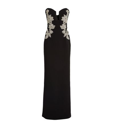 Womens Rebecca Vallance black Ginevra Beaded Strapless Gown | Harrods # {CountryCode}