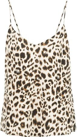 leopard print cami top