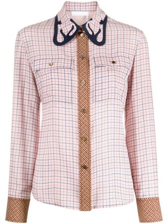 Chloé Western-inspired check-pattern Shirt - Farfetch