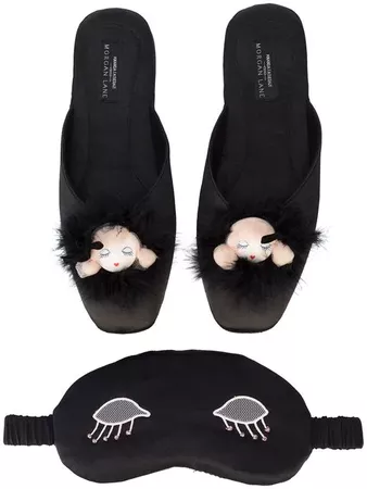Morgan Lane slippers, Mask And Robe Gift Set - Farfetch