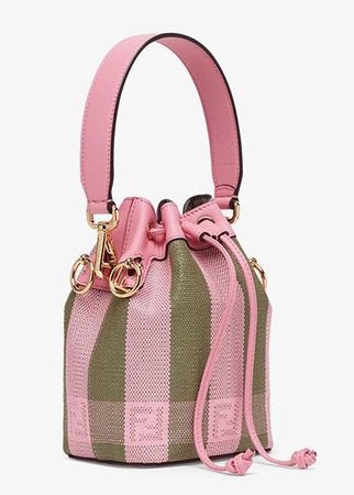 pink and green bag