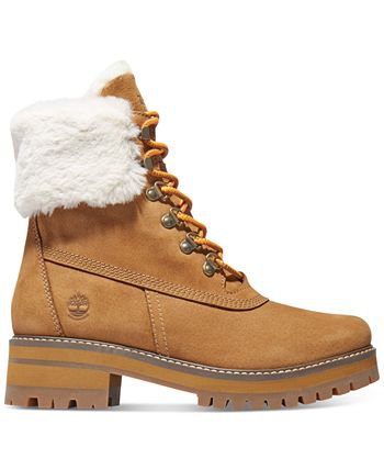 Timberland Women's Courmayeur Valley 6" Faux Fur Waterproof Lug Sole Boots & Reviews - Boots - Shoes - Macy's