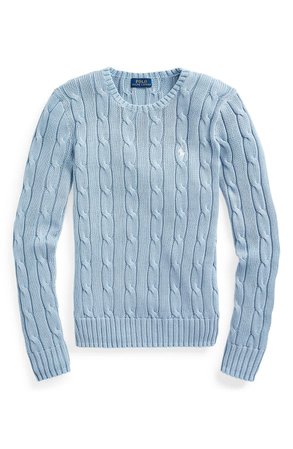 Polo Ralph Lauren Julianna Cable Sweater | blue