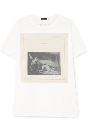 R13 | Boy printed cotton and cashmere-blend T-shirt | NET-A-PORTER.COM