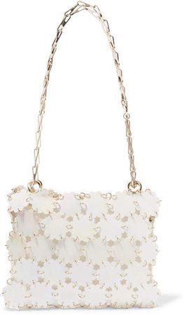 Blossom 1969 Sequined Shoulder Bag - White