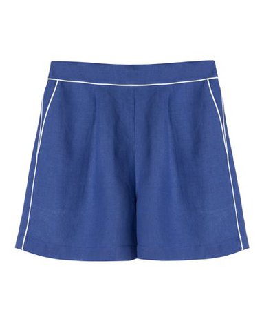 Ancient Kallos Blue Linen Melita Shorts < Ancient Kallos List | aesthet.com