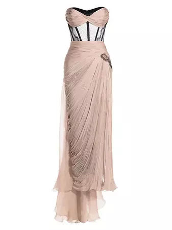Shop Maria Lucia Hohan Ramona Corset Gown | Saks Fifth Avenue
