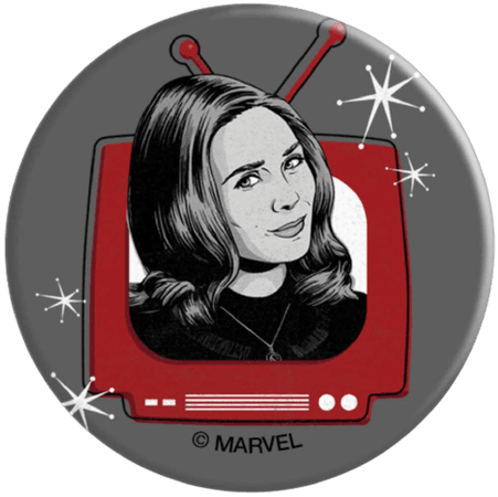 Marvel WandaVision Wanda TV PopSockets Grip and Stand for Phones and Tablets