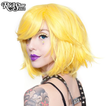 RockStar Wigs® Hologram 12" - Yellow