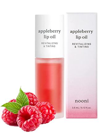 Amazon.com : NOONI Korean Lip Oil - Appleberry | Lip Stain, Mother's Day, Gift, Moisturizing, Revitalizing, and Tinting for Dry Lips with Raspberry Fruit Extract, 0.12 Fl Oz : Beauty & Personal Care