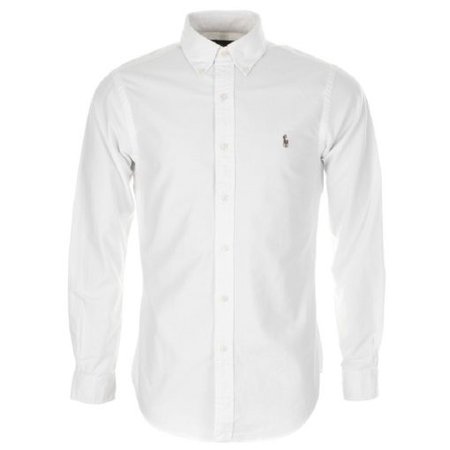 Ralph Lauren Casual Oxford Shirt. Custom Fit in White | INTOTO7 Menswear