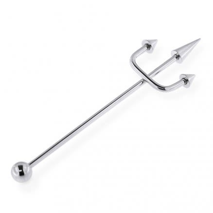 Best Prices for 316L Surgical Steel Trident Ear Industrial P