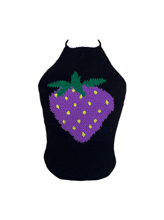 Lirika Matoshi | Strange Berry Crochet Top (Dei5 edit)