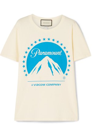 Gucci | Printed cotton-jersey T-shirt | NET-A-PORTER.COM