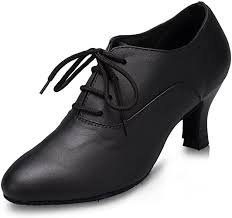 black lace up practice dance shoes women - Google Search